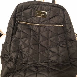 Black Kate Spade backpack